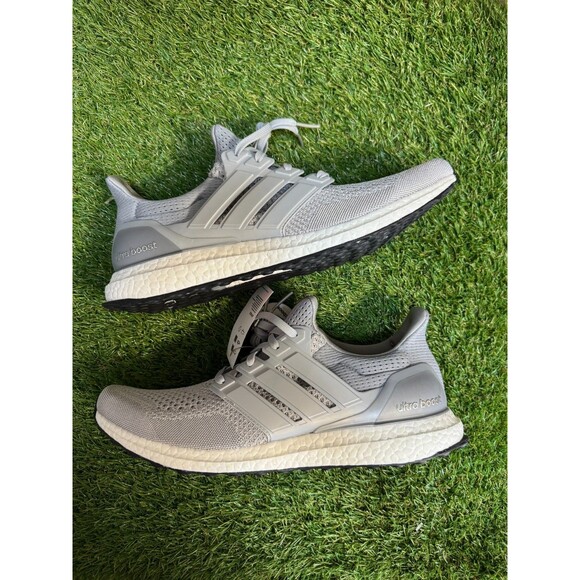 ADIDAS Ultraboost 1.0 “Silver Metallic” Running Shoes Mens 12 Grey JS1632 NEW main image 7